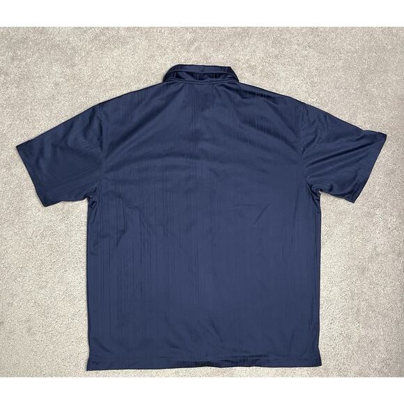 Nike Golf Dri Fit Polo Shirt Mens XL Blue Stripe Activewear Athleisure - Picture 2 of 9
